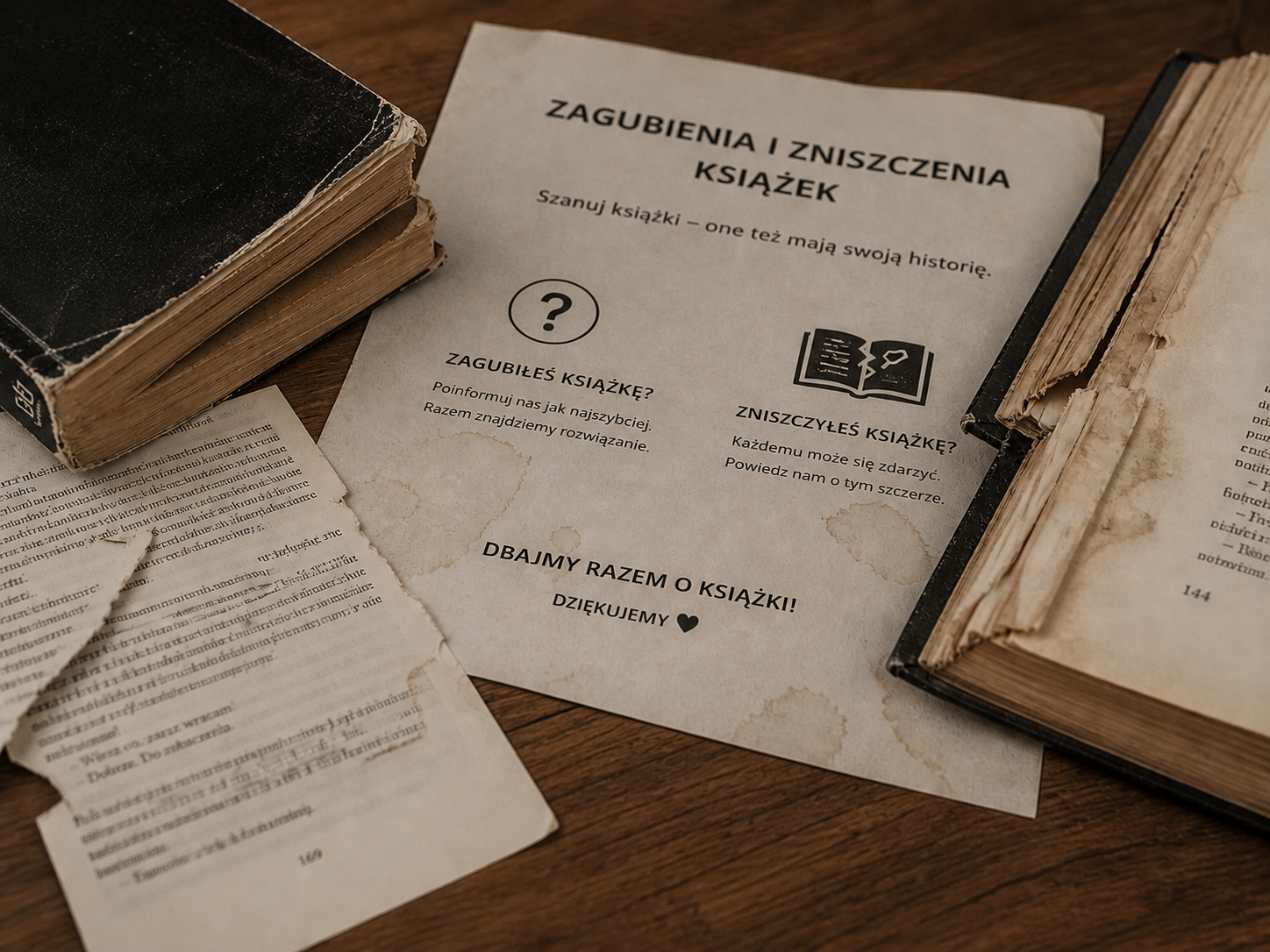 Zagubienia /zniszczenia – Wypożyczalnia dla dorosłych
