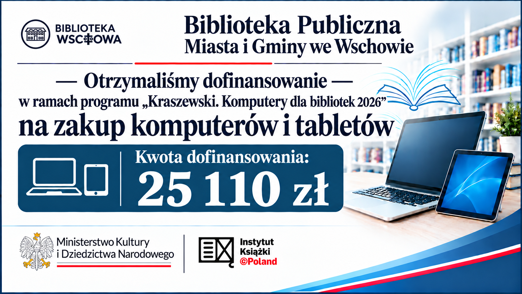 Otrzymaliśmy dofinansowanie!